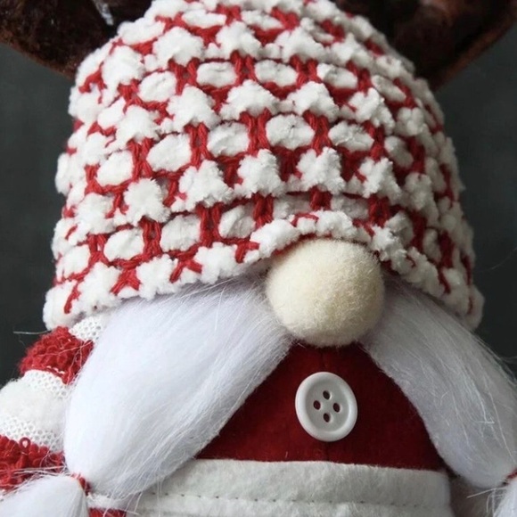 Christmas Gnomes Plush Decorations 2 Pack Mr. and Mrs. Handmade Swedish XMAS - Picture 4 of 5